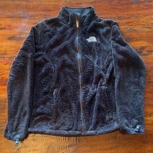 Womens The North Face Black Fleece Jacket in Size Small